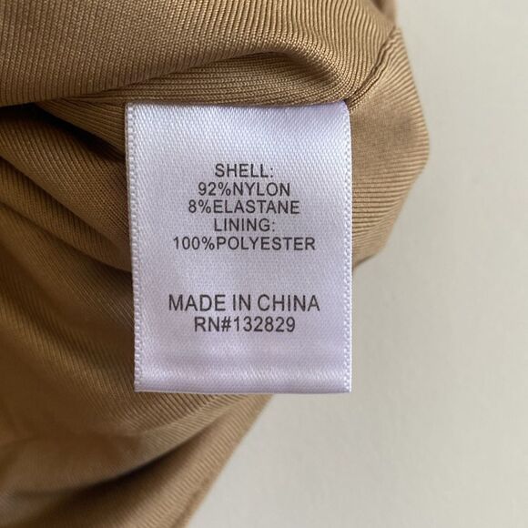 Albany Bodysuit in Taupe Brown Size XS - Picture 15 of 16